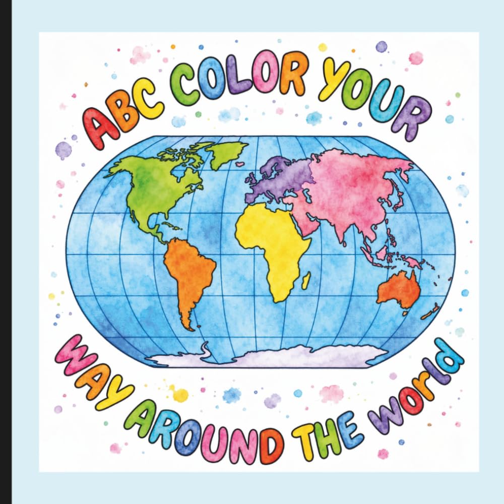 ABC Color your way around the World