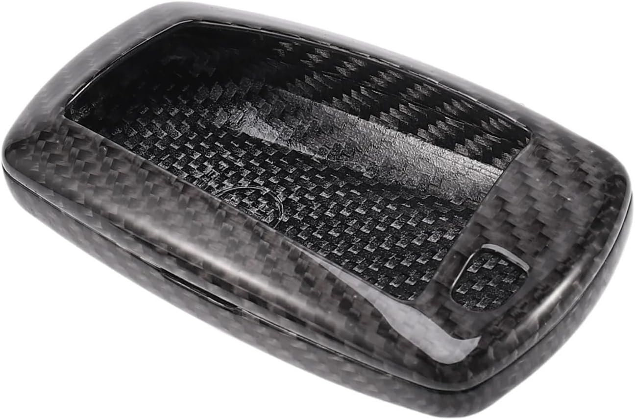 Precision Real Carbon Fiber Case Cover Compatible with BMW 1 3 4 5 6 7 Series F30 F32 F22 F10 F80 F82 Key Fob