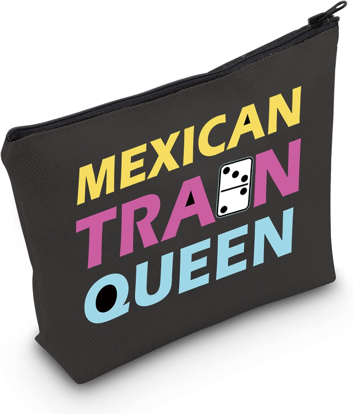 JXGZSO Board Game Gift Mexican Train Queen Makeup Bag Gifts For Board Game Lovers (TRAIN QUEEN BAG)