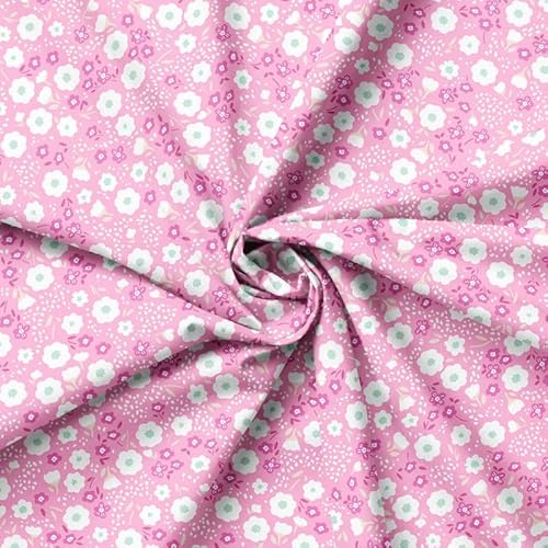 PAWOTEX Bio Jersey stoff meterware Kinder Dicken Jersey stoff mädchen winter jungen Baumwollstoff meterware gemustert Stoff meterware jersey zum Nähen von Kleidung 100% Baumwolle Öko-Tex 150cm x 50cm