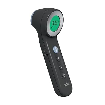 Braun Sensian 7 Forehead 3-in-1 Non-Contact Infrared Thermometer, Age Precision Technology, Color-Coded Digital Display, Baby and Child Friendly, No. 1 Brand Recommended by Pediatricians