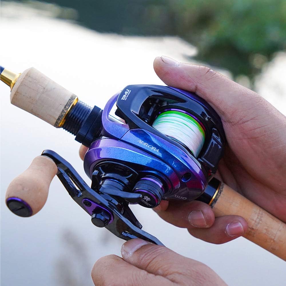 Beimingyu ベイトリール バス釣り カーボン製リール 超軽量 僅か153g ギア比7 2 1