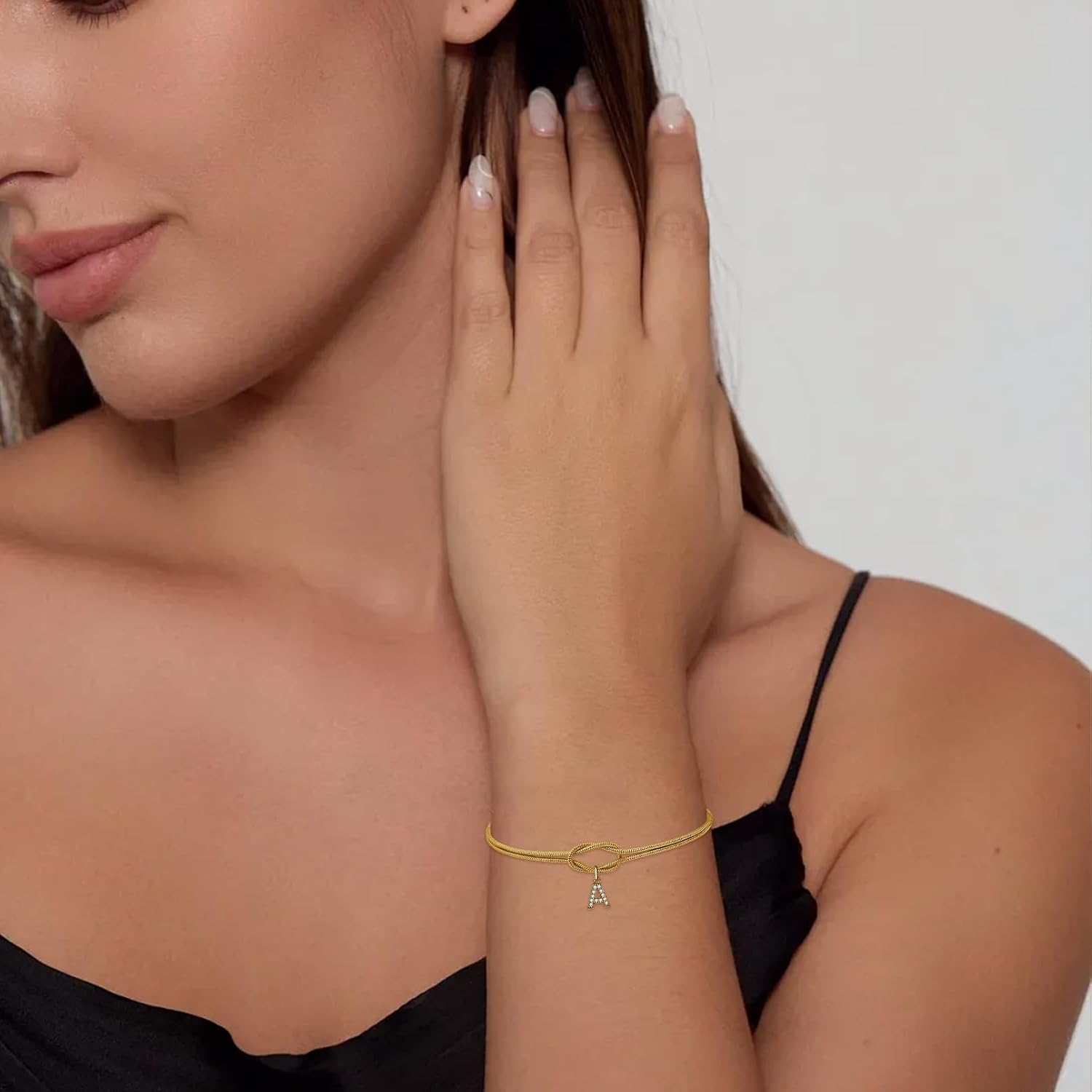 3Pcs 14K Gold Plated Bracelets Stack for Women Gold Bangles Cuff Bracelets Set