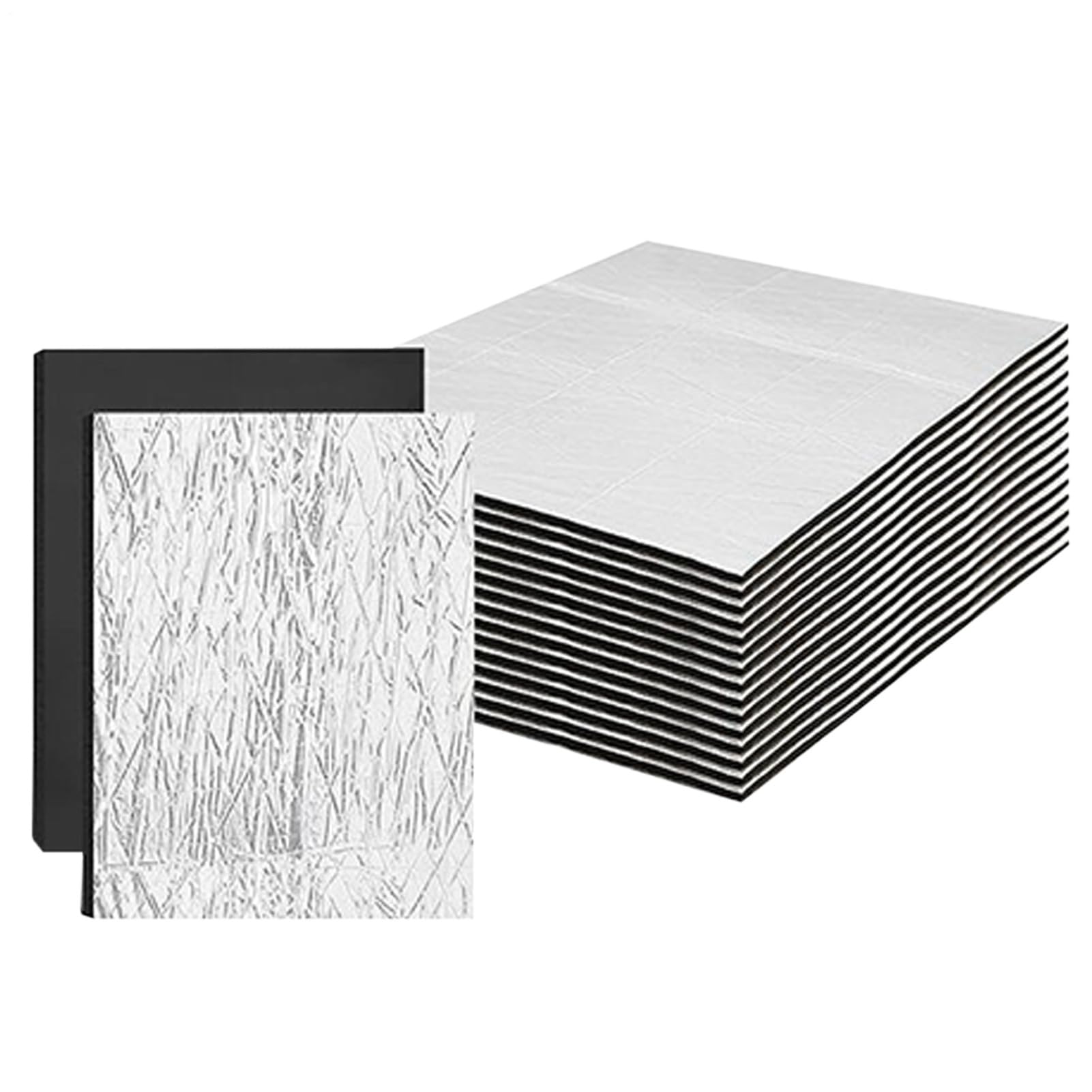 Matériau antisonore pour voiture - 10 plaques isolant thermique pour moteur et portières