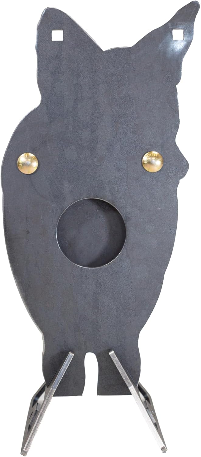 Double Tap Industries AR500 Front Facing Coyote Target with Reactive Vital | Laser Cut | Made in USA