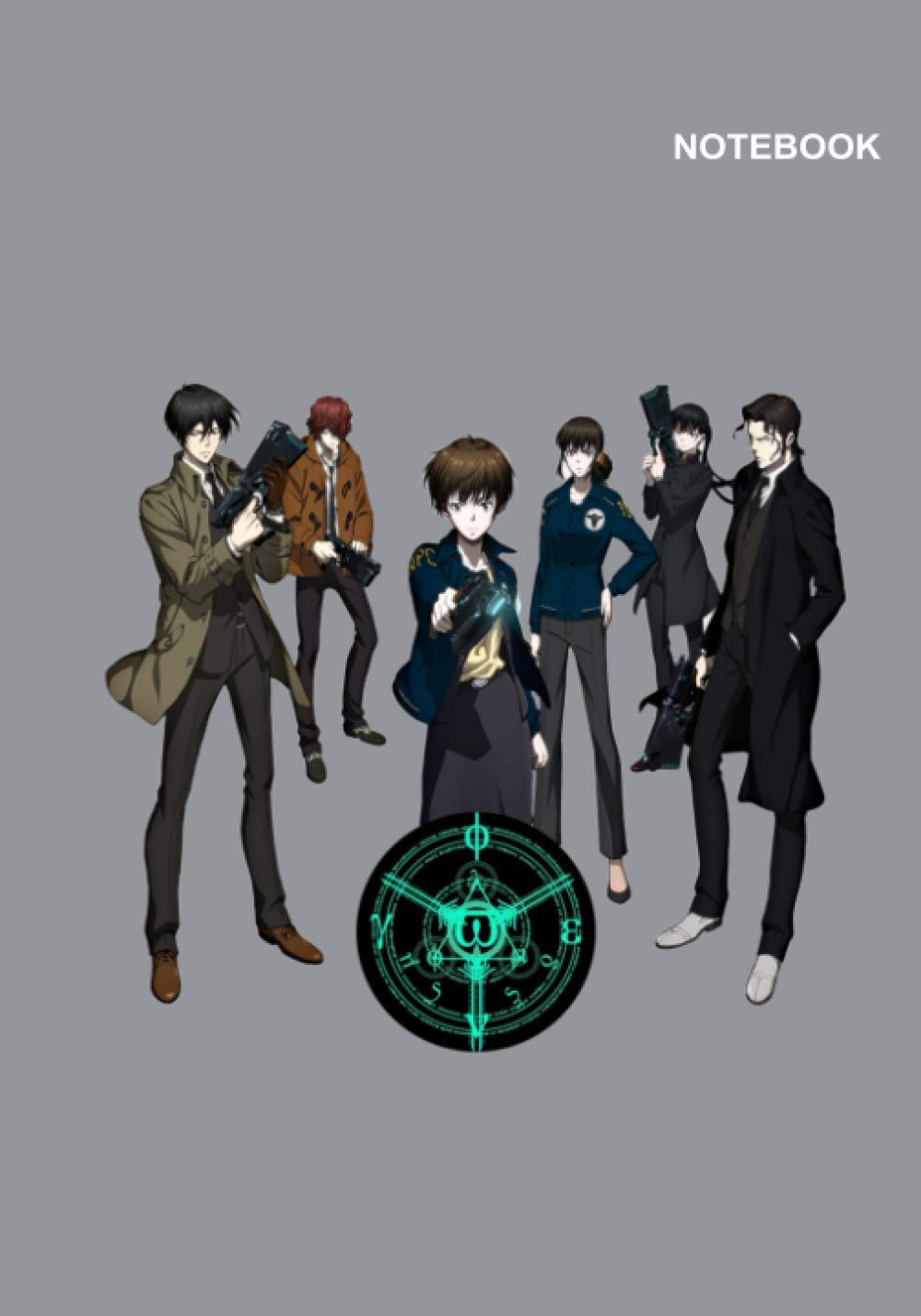 Psycho-Pass Movie Notebook Cover: 110 pages [55 sheets], 7" x 10", Lined Pages.