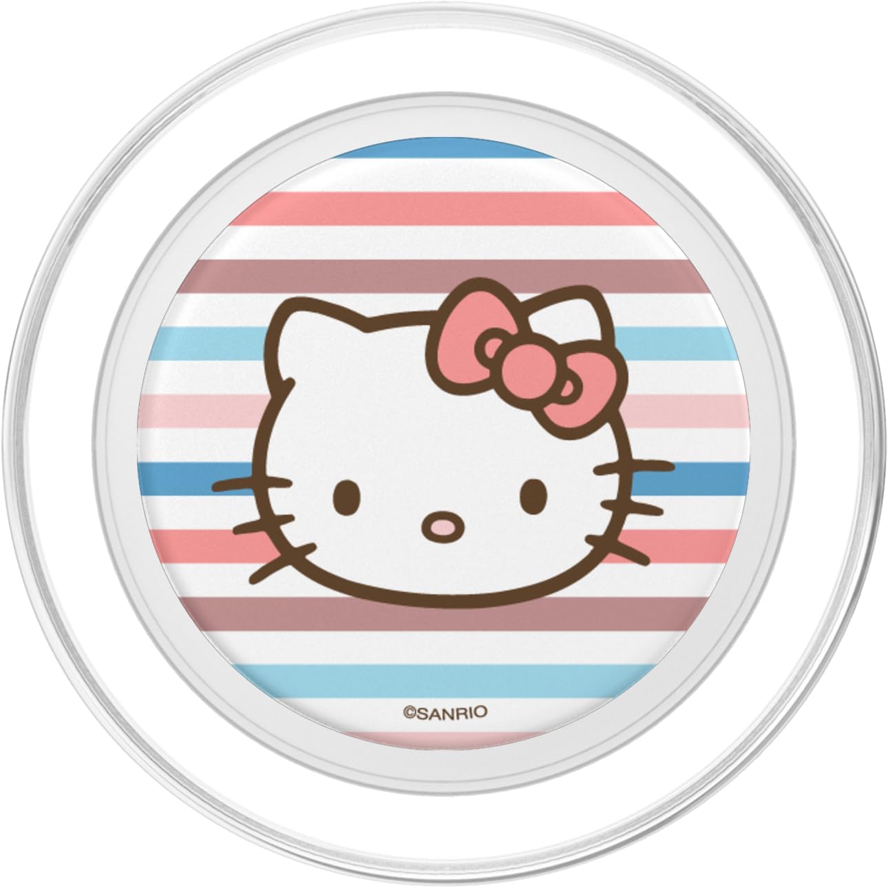Hello Kitty Vintage Stripes PopSockets PopGrip for MagSafe - Image 2