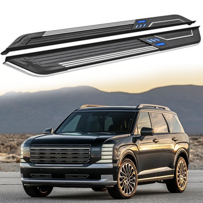 2PCS Running Boards for Hyundai Palisade 2026 - Side Steps with Mounting Brackets, Non-Slip SUV Step Accessories