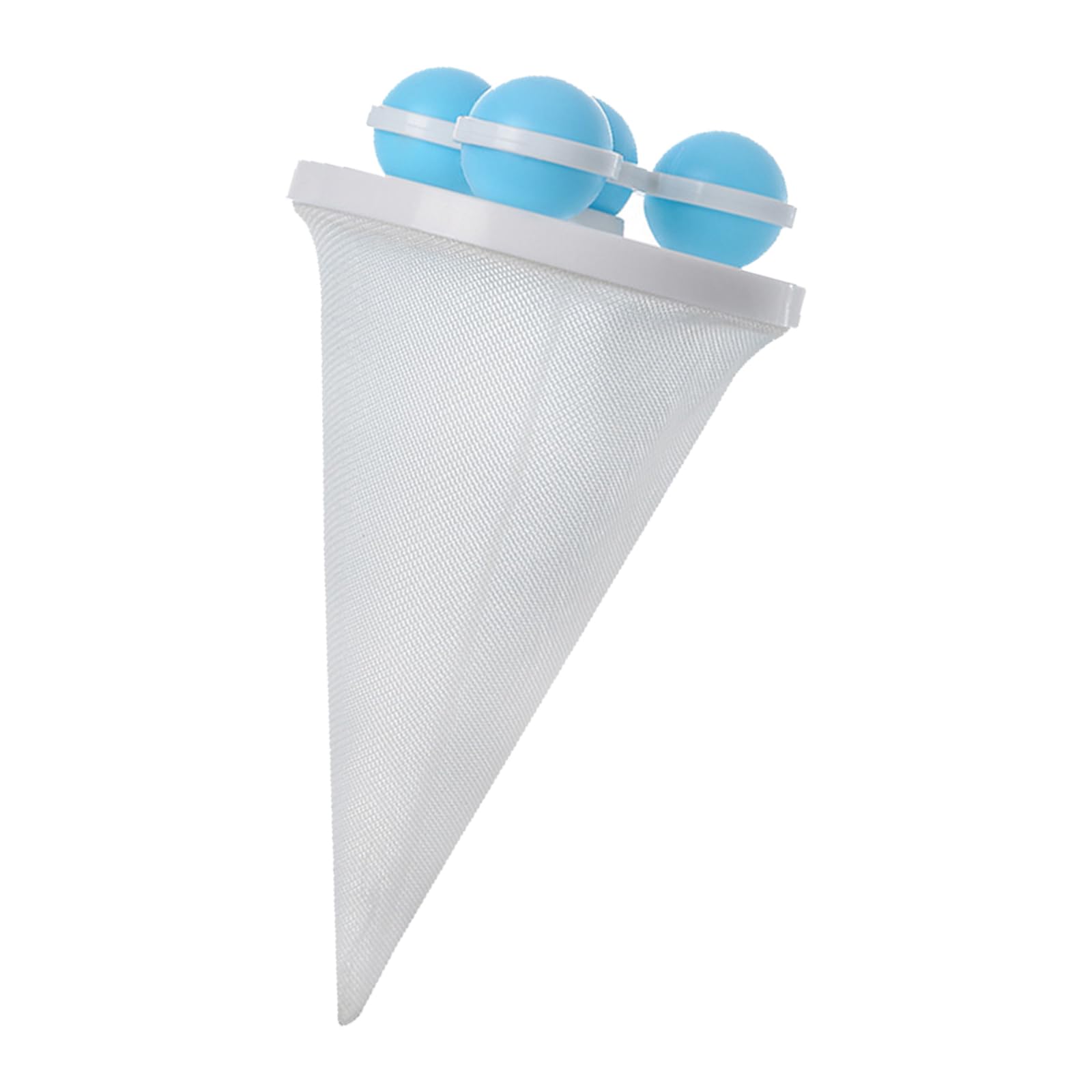 FACAILUO Washing Machine Hair Catcher Reusable Nylon Net Filter Bag for Pet Hair Lint Removal Universals Floating Design