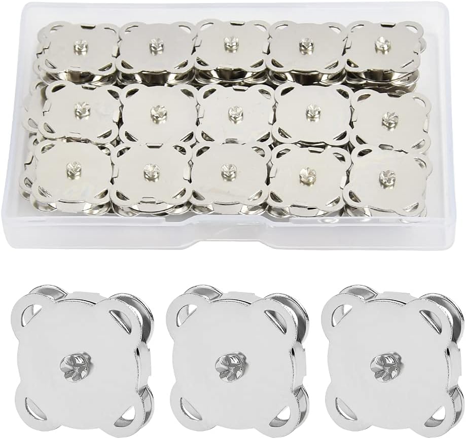 12 Pezzi Chiusure Magnetiche Per Collane E Bracciali – Fermagli Aragosta Con Magnete In Lega, Per Gioielli Fai Da Te, Extension Catene, Colore Argento