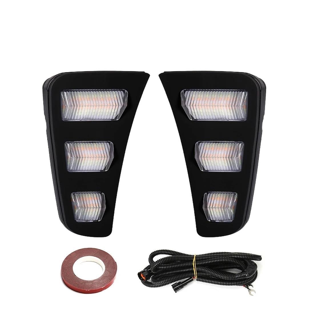 Feu de jour LED pour Kia Pegas 2018 2019 clignotant dynamique - 8