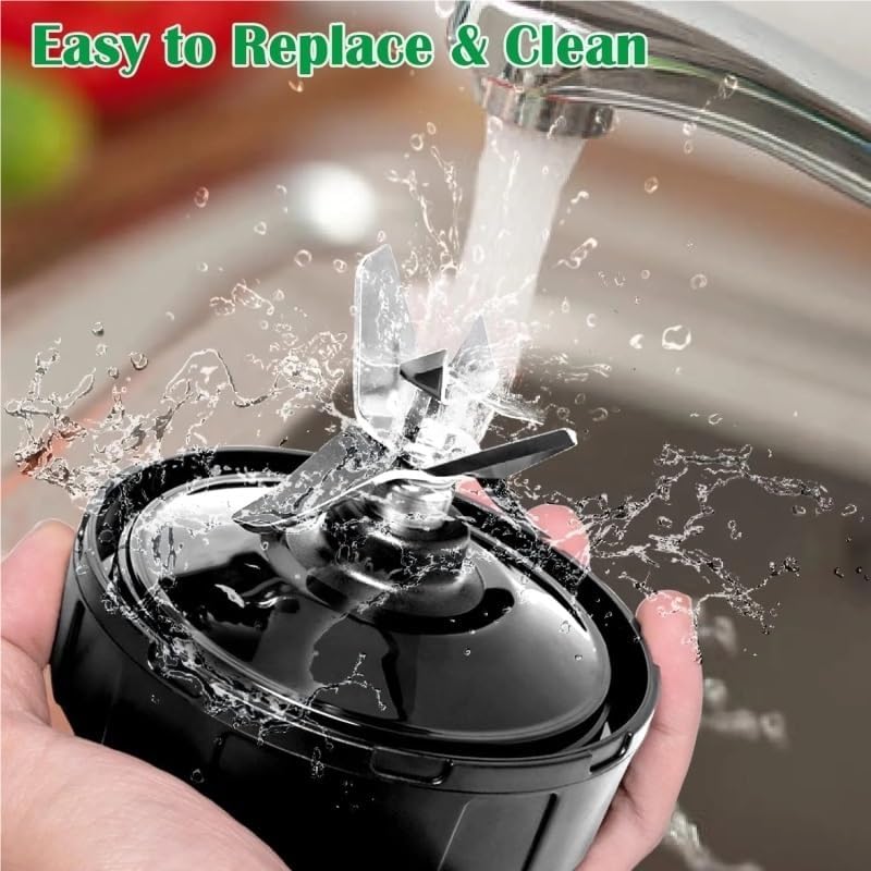 6 Fins Blender Blade Extractor Parts ， Compatible with Nutri Ninja BL450 BL451 BL454 BL456 BL480 BL481 BL482 BL483 Juicer Mixer Accessories