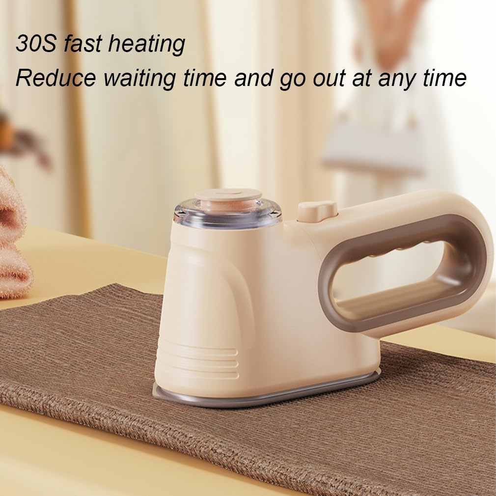 2025 Vacuum Steamer for Clothes, 1000W Portable Handheld Clothes Steamer with 50ml Tank Delivers and 4.2ft Cord, Rapid Heating - Instant Wrinkle Removing, for Travel and Car Interior Care