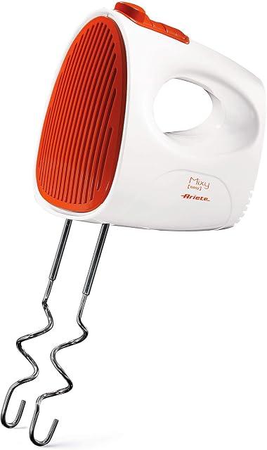 Ariete Mixy El Mikseri 1541/00 - Çırpma Teli, 250 Watt, Hamur Yoğurma, 5 kademeli Hız Ayarı, 2 Çırpıcı ve 2 Yoğurma Kancası — Amazon ürün görseli
