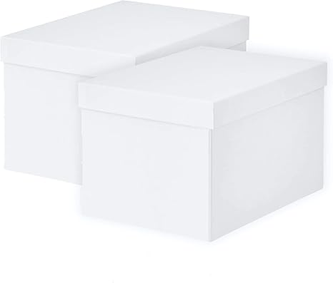 Amazon Ikea Tjena 折りたたみ式収納ボックス 蓋 オフィス ストレージ 備品 整理 小さな部品付き 2 7 X 9 75 X 6 ホワイト 収納ケース ボックス オンライン通販