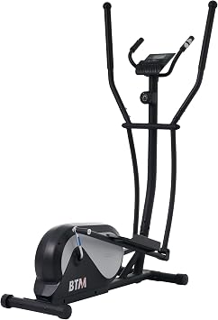 Cross Trainer, 3-in-1 Fitness Machine, Elliptical Machine, 8 Levels of Load Adjustment, Digital Monitor, Home Use, Compact Design, Width 15.2 inches 38.5 cm, Load Capacity 220.5 lbs 100 kg