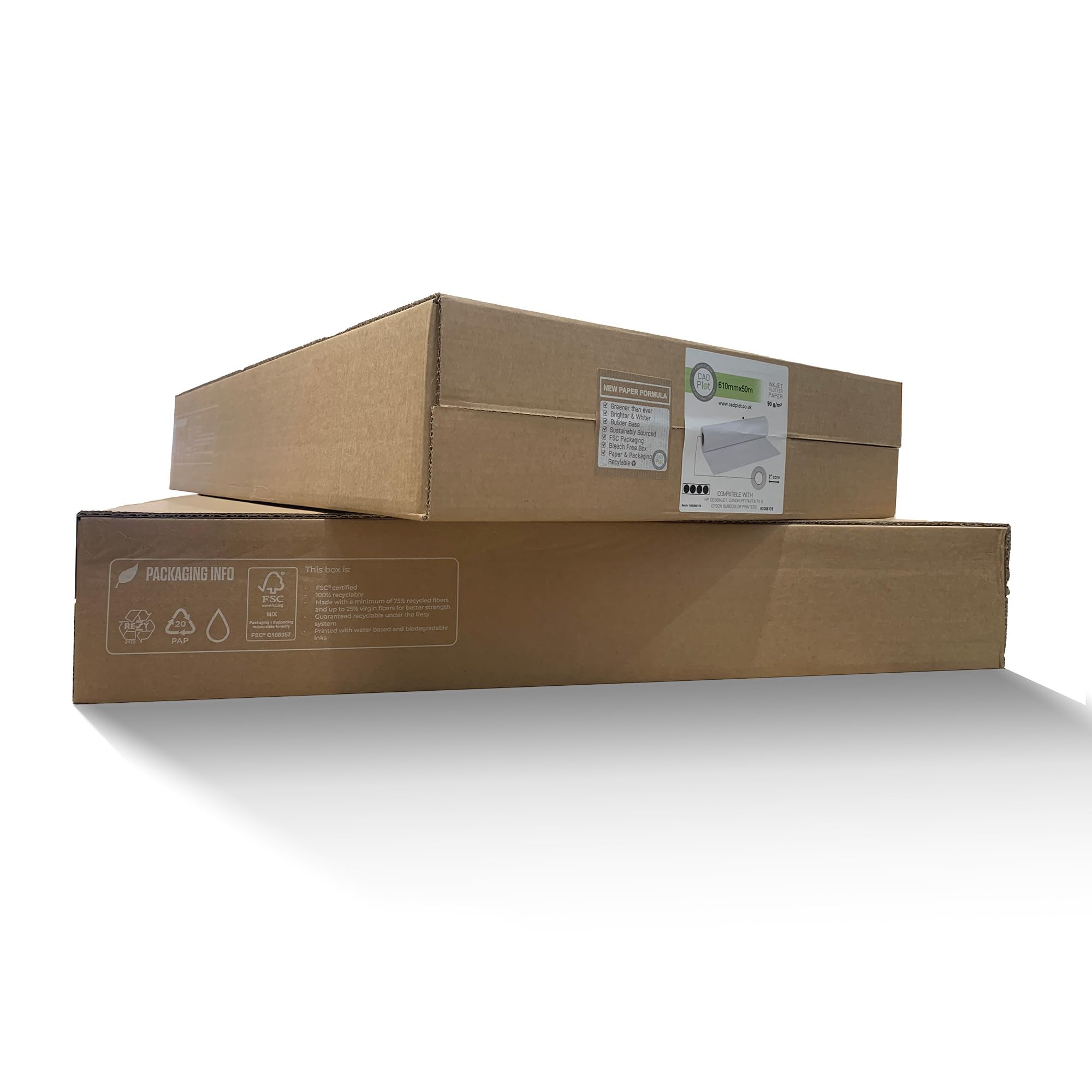 CAD Plot 90gsm 841mm x 50m - Plotter Paper