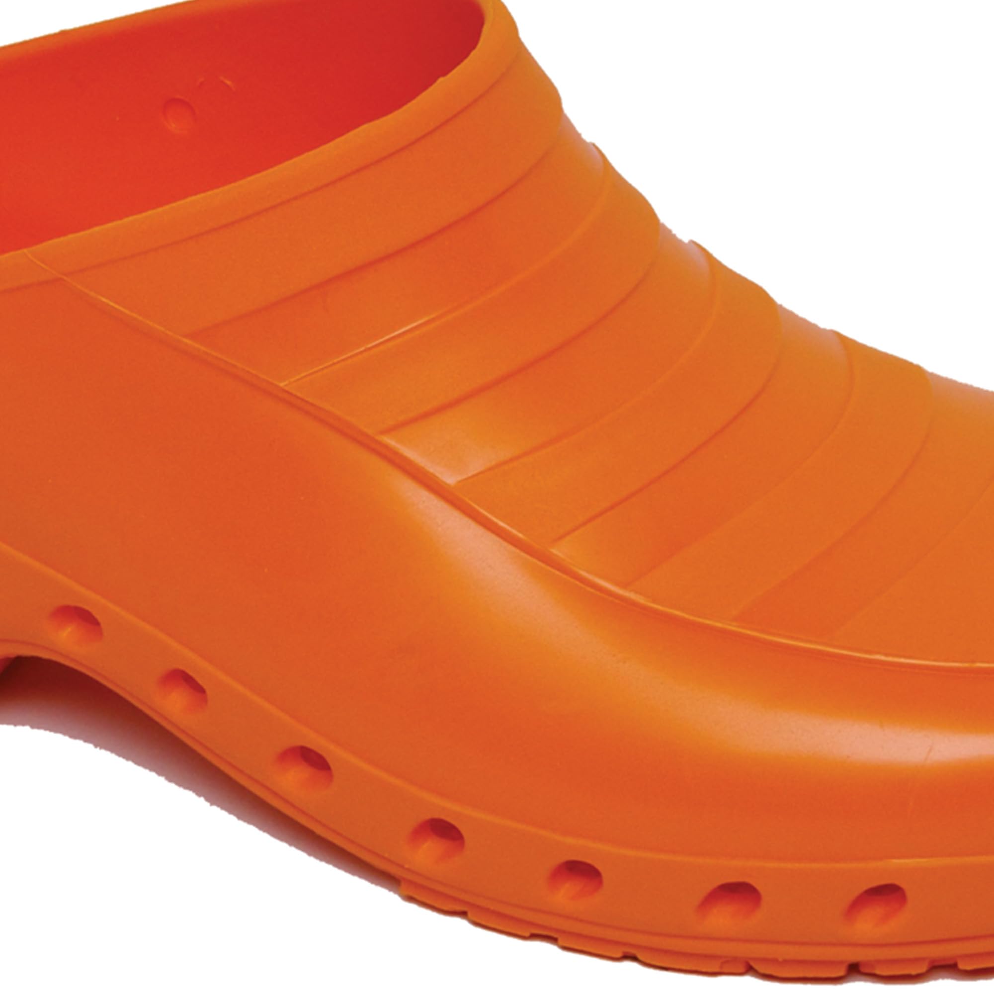 Gima - Sabots Professionnels, Anatomiques, Unisexe, Antidérapants, Antistatiques, Tige Non Perforée, Semelle Perforée, Couleur Orange, Taille EU 39, 1 Paire