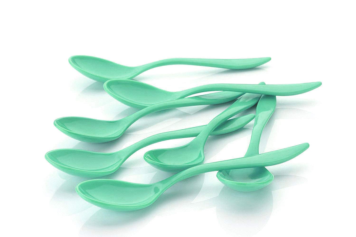 Toxham Stylist Unbrekable ABS Stylist Spoon Set-10 Pcs (Sky Blue)