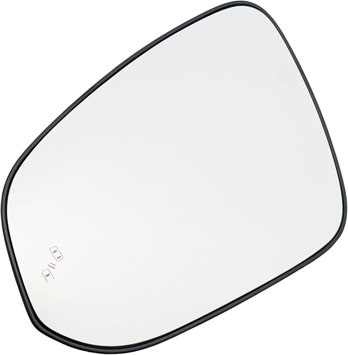 Left Driver Side Mirror Glass Heated W/Blind Spot For 2014 2015 2016 2017 2018 2019 Toyota Highlander Without Auto Dimming (2PIN)