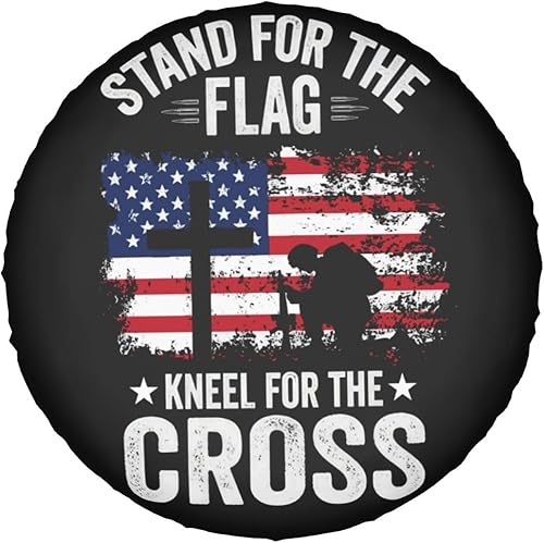 Miniatura 7 de Cubierta de neumático de repuesto para dos leones, protectores de rueda resistentes a la intemperie y al polvo, ajuste universal para caravana,