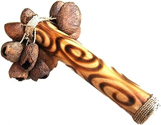 Terrapin Trading Fair Trade Indonesian Balinese shakers Rattle/Seed Stick/Calabash tapar Nuts