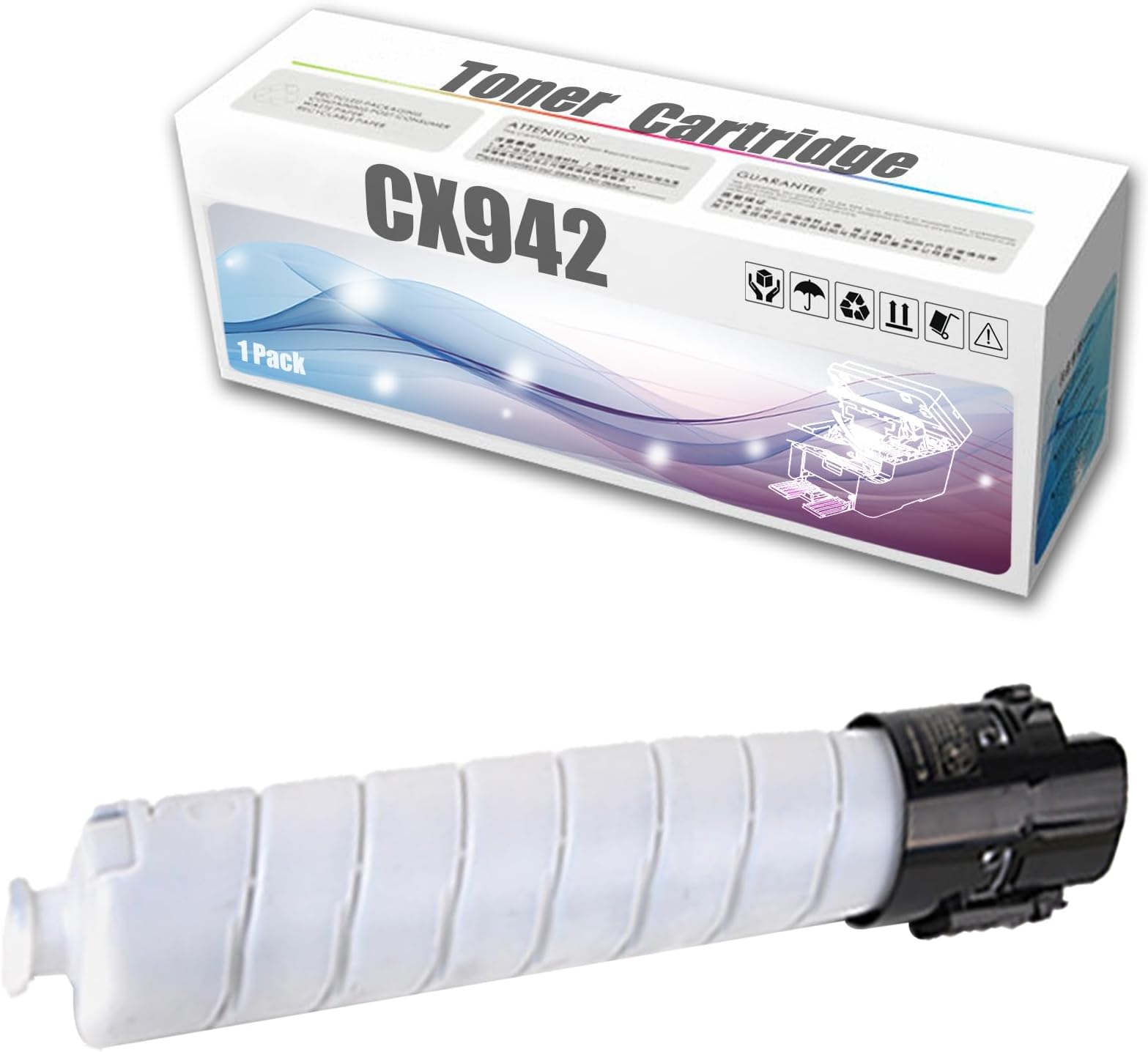 Compatible Toner Cartridge Replacement for Lexmark CX942 83DOHK0 83DOHC0 83DOHY0 83DOHM0 Toner Cartridge for CX942 CX943 CX944 Printer Black Toner