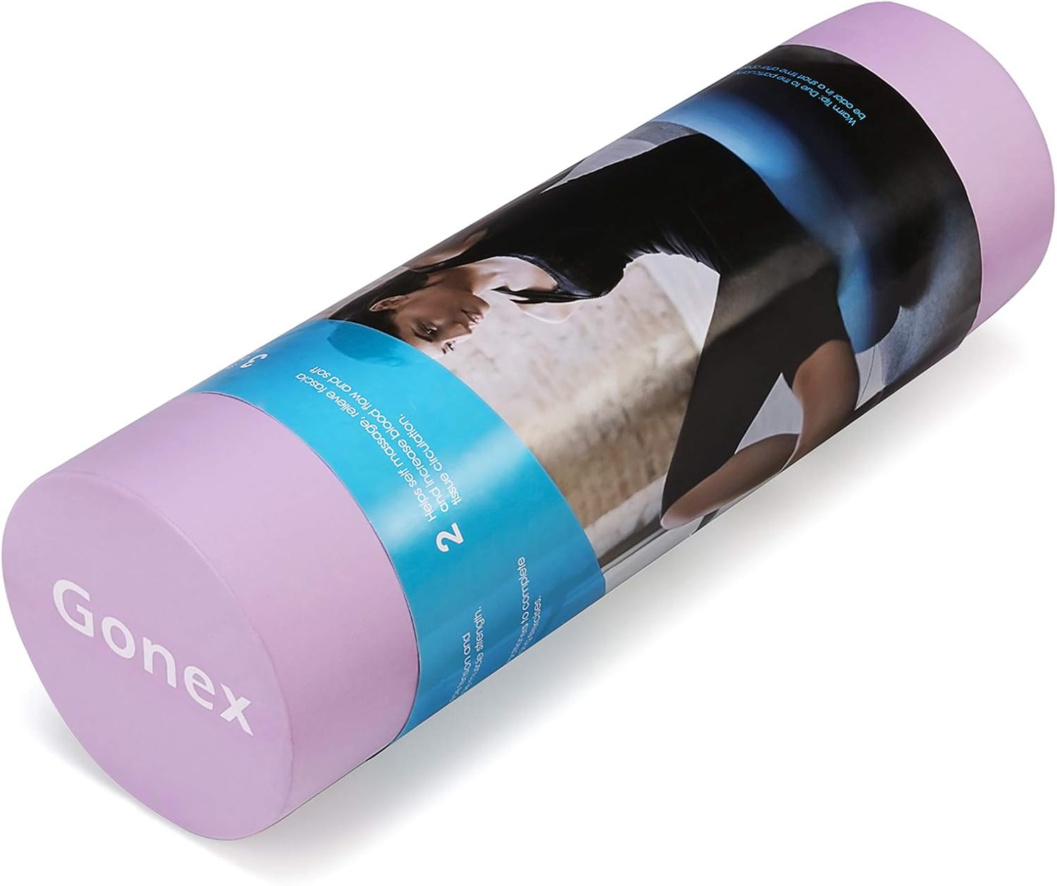 Gonex Exercise Foam Roller, EVA High Density Yoga Muscle Foam Roller for Back Pain, Deep Massage, Physical Therapy 18 Inch / 36 Inch