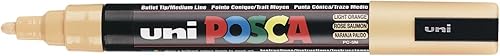 Posca - Marcador de pintura acrílica, mediano, color naranja claro