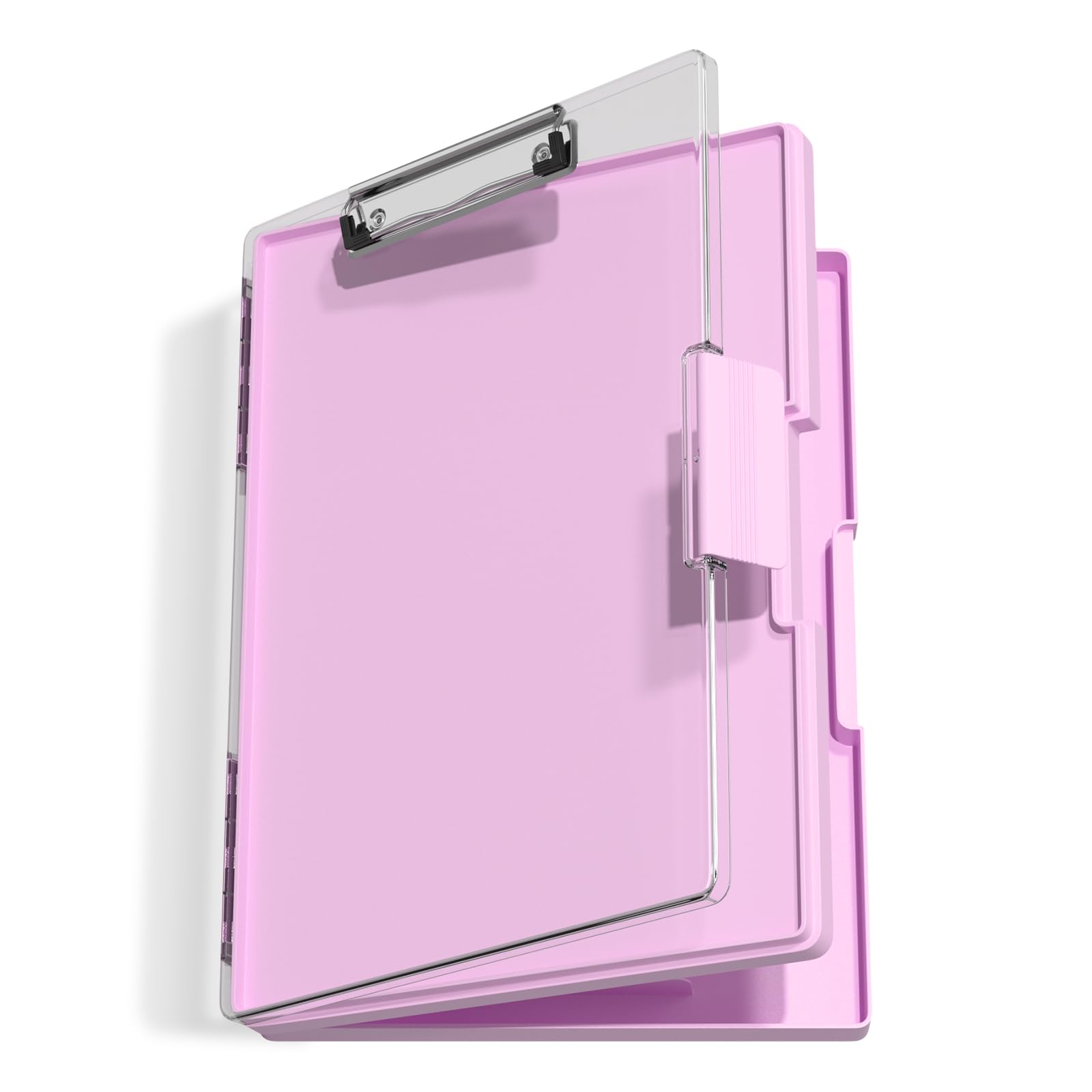 Hnogri Clipboard with Storage, Folder Nursing Clipboards Side Opening, Heavy Duty Clipboard with Dual Compartment Storage Box