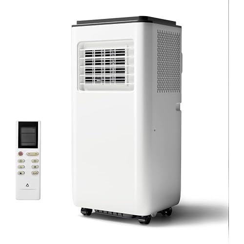 Garvee 8000 BTU Portable Air Conditioners, 3-in-1 Portable AC Unit with Remote Control, Cool, Dehumidifier & Fan Modes for Rooms up to 350 sq.ft, Sleep Mode, 24-Hour Timer & Window Kit