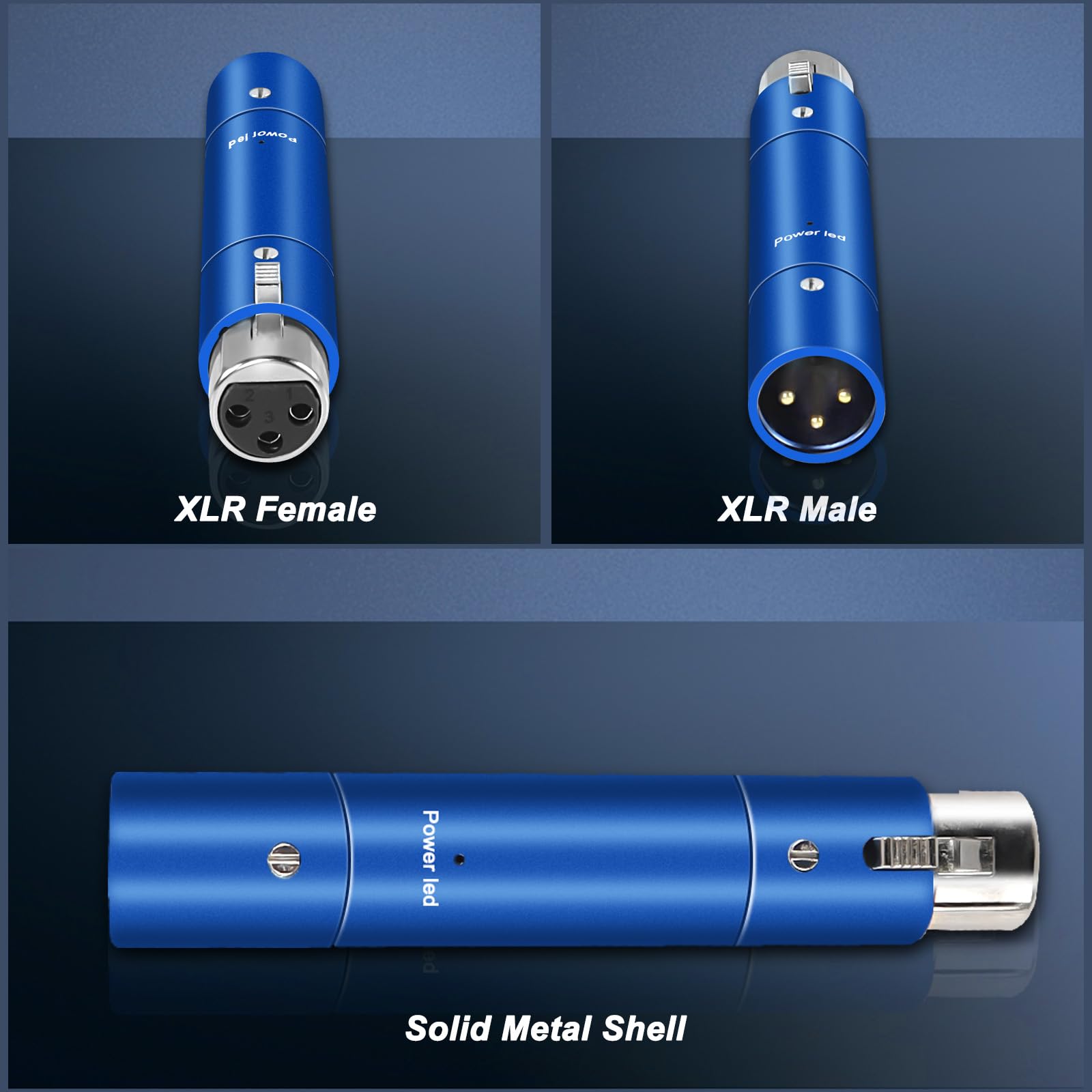 XMSJSIY Microfono Pream Mic Booster Preamplificatore Ultra-Clean Gain per Microfono Dinamico Attivo Inline fino a +28dB di Guadagno Professionale XLR per Registrazione in Studio di Trasmissione