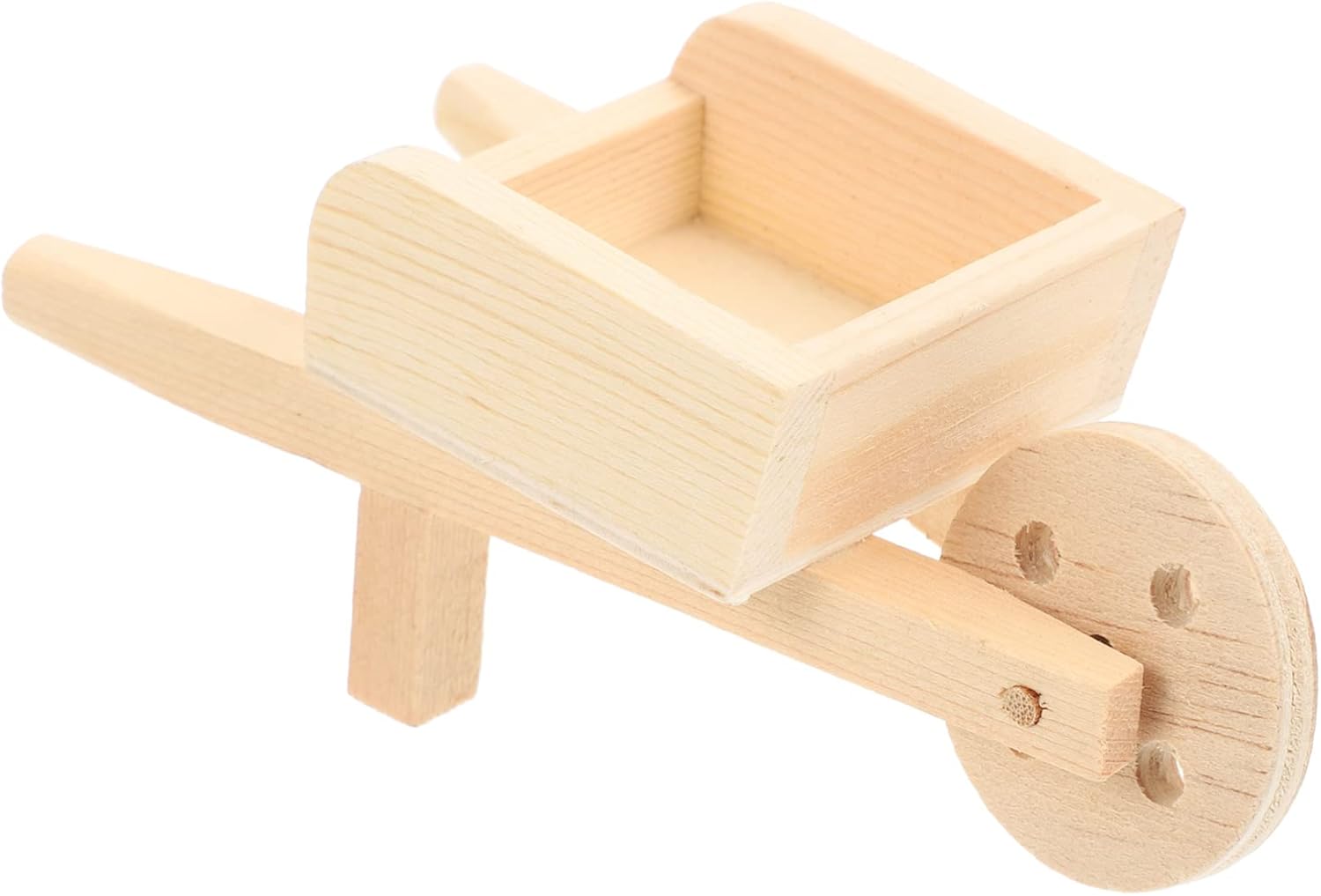 SUPVOX 10pcs Miniature Wheelbarrow Model Realistic Simulation Cart Toy for Dollhouse Decor Landscape Accessories and Outdoor Space Decoration Design