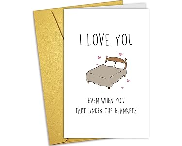 Nchigedy Funny Valentine's Day Card for Husband Wi