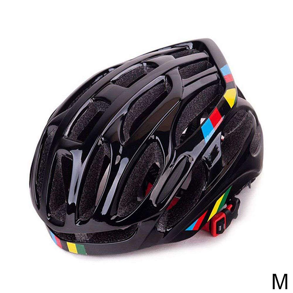 Amazon 自転車 ヘルメット ロードバイクヘルメット Ledライト付きサイクルヘルメット 調節可能 磨き砂質感 保護用ヘルメット 黒 Bocotojp 大人用ヘルメット