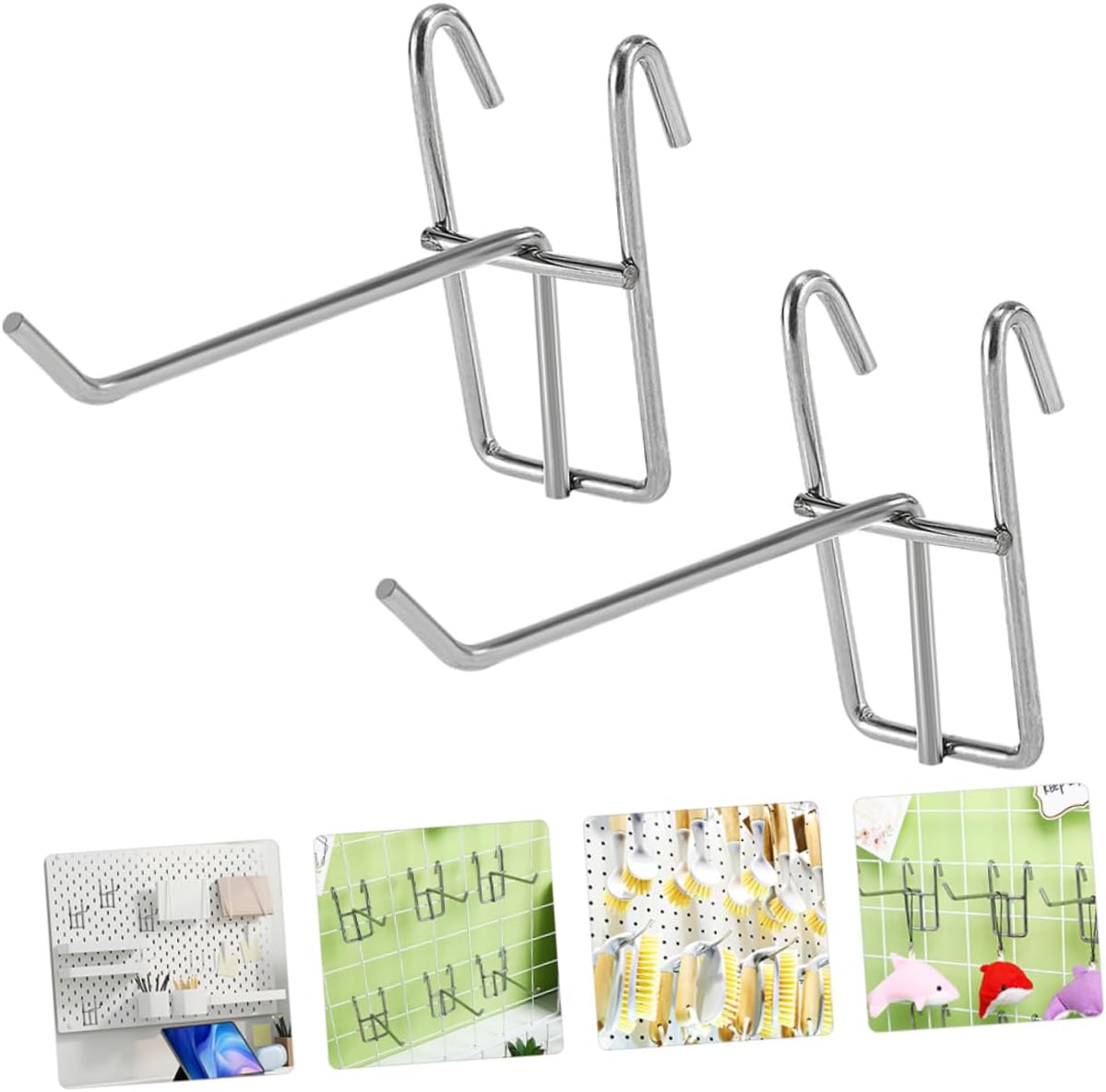 40pcs Wall Hooks for Display Hangers for and Garage Organization Versatile Hooks for Snacks and Merchandise