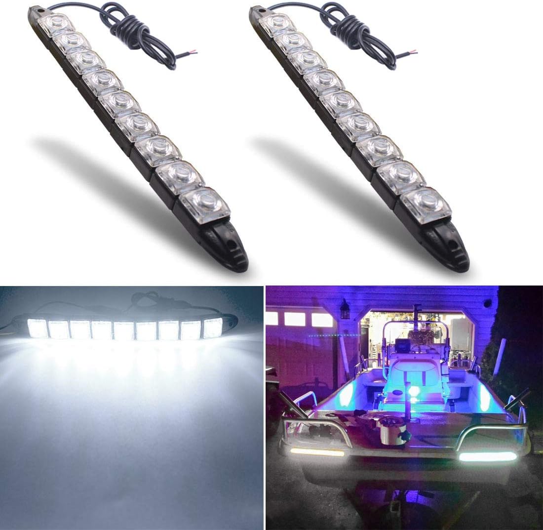 Boaton Marine LED Lights, Boat Utility Strip Lights, Courtesy Lights, Boat Deck Light Stern Lights Interior Lights for Boat Kakay Dinghy Pontoons Yacht