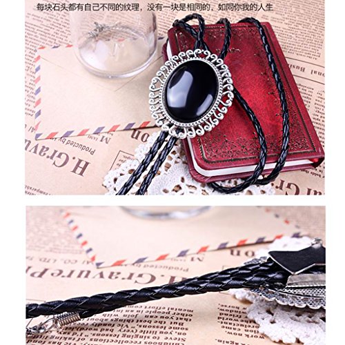 gazechimp Vintage Retro Mnen Jóias Grande Clássico Strass Couro Terno Bolo Gravata