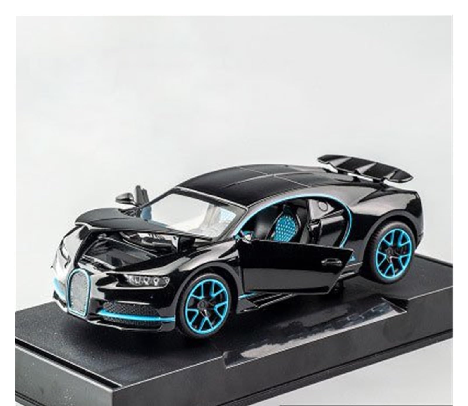 AUDSNI Die-Cast Diecast Car Model 1:32 For Bugatti For Chiron Alloy Die Casting Model Car Ornaments(Black)