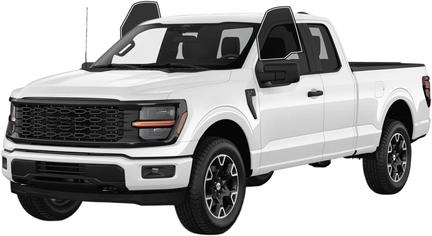 AUTOTEK Precut Window Tint Film for Ford F150 Extended 2021-2026 Front Row Window 35% VLT 2Ply Anti-Shatter, UV Block, Privacy Protection, Easy Install, No Trimming Needed,Heat & Glare Reduction