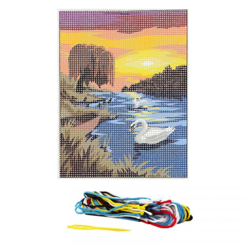 Kit Canevas Les Cygnes