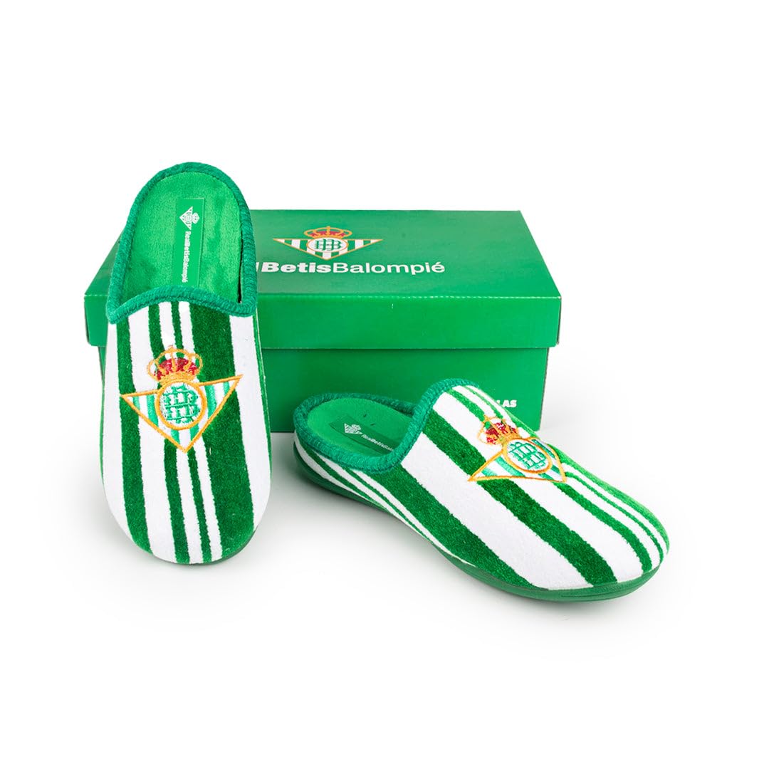 MARPEN SLIPPERS, Zapatillas de Casa de Invierno Oficiales del Real Betis de Fútbol para Hombre o Mujer