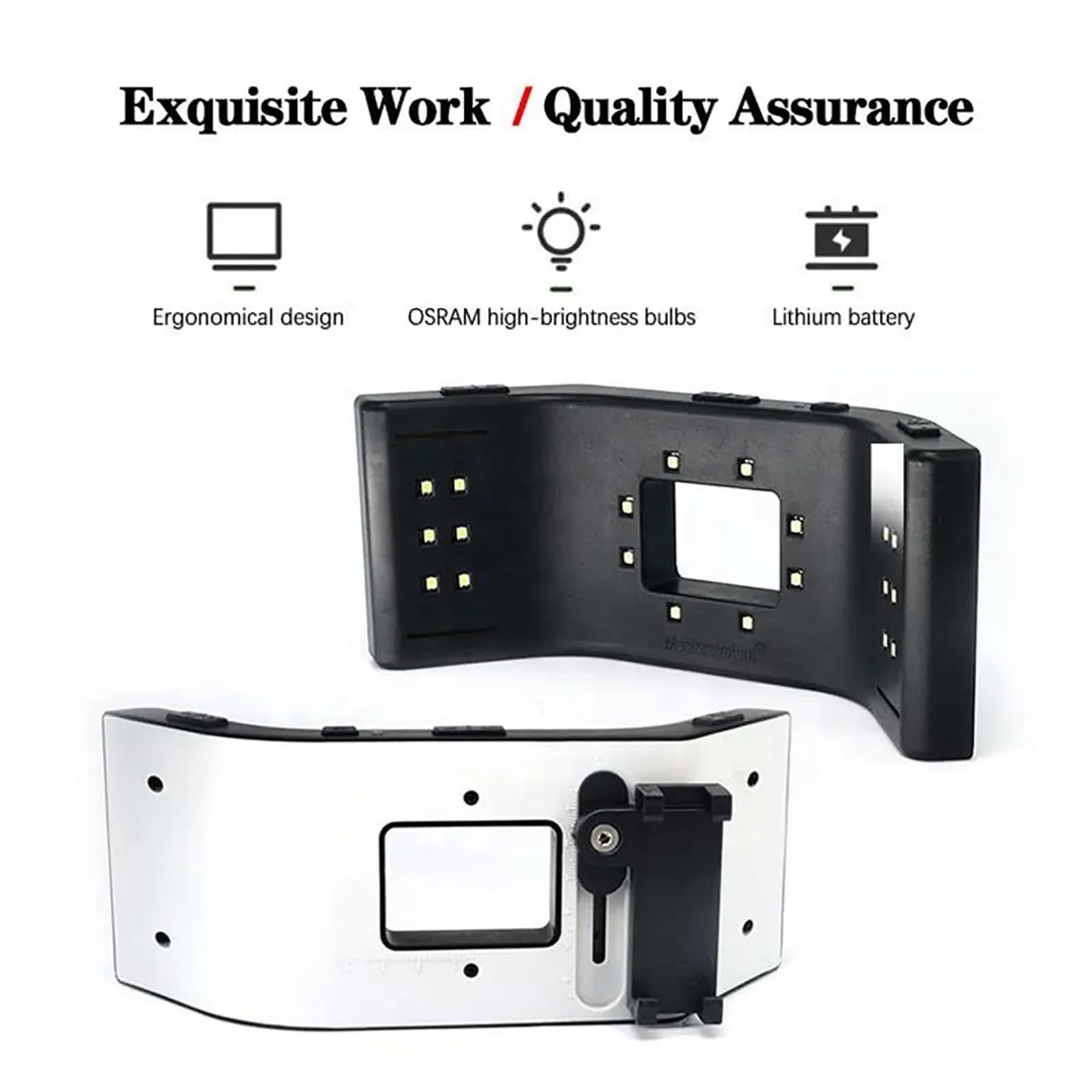 Luz De Relleno Oral, Equipo Fotográfico Dental con Temperatura De Color 6000-6500K, 3 Niveles Ajustables Brillo Y Disparo 360°,Suave Y Uniforme,para Salón Belleza,Hospital Clínico