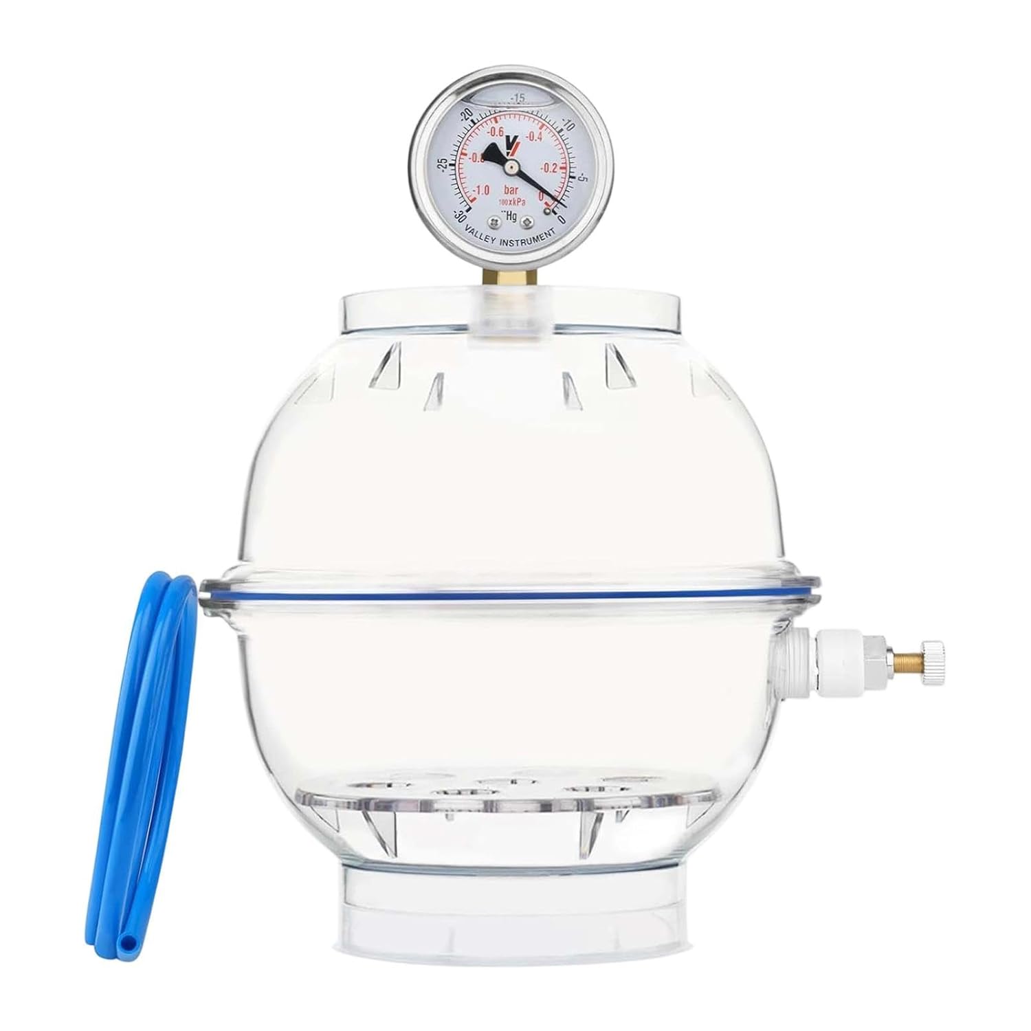 Vacuum Desiccator Accessory Clear Visibility Professional Wear Resistant Convenient Supplies Easy to Use Durability Equipment
