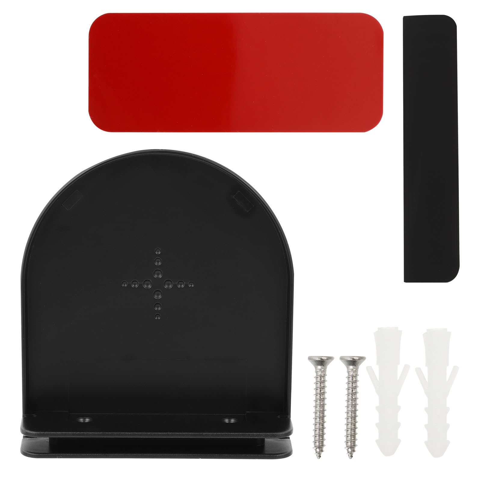 Soporte de pared para altavoz inteligente de material ABS resistente negro