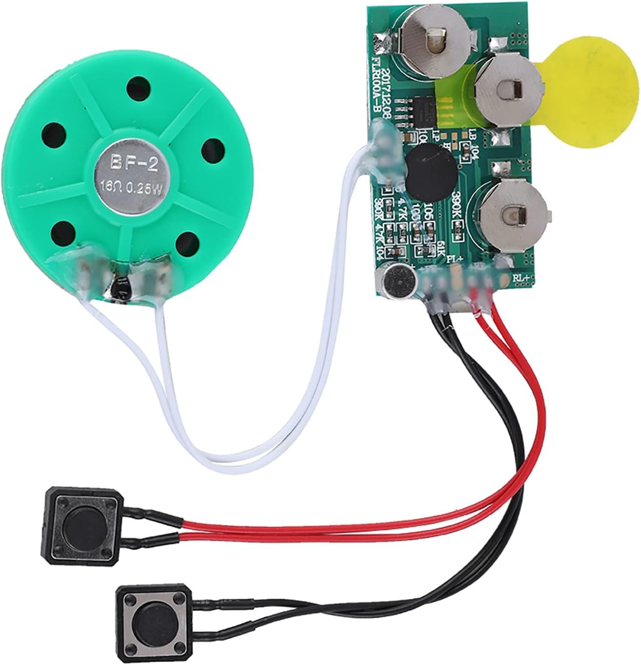 Sound Module, 4 minutes Recordable Sound Chip Music Voice Player ...