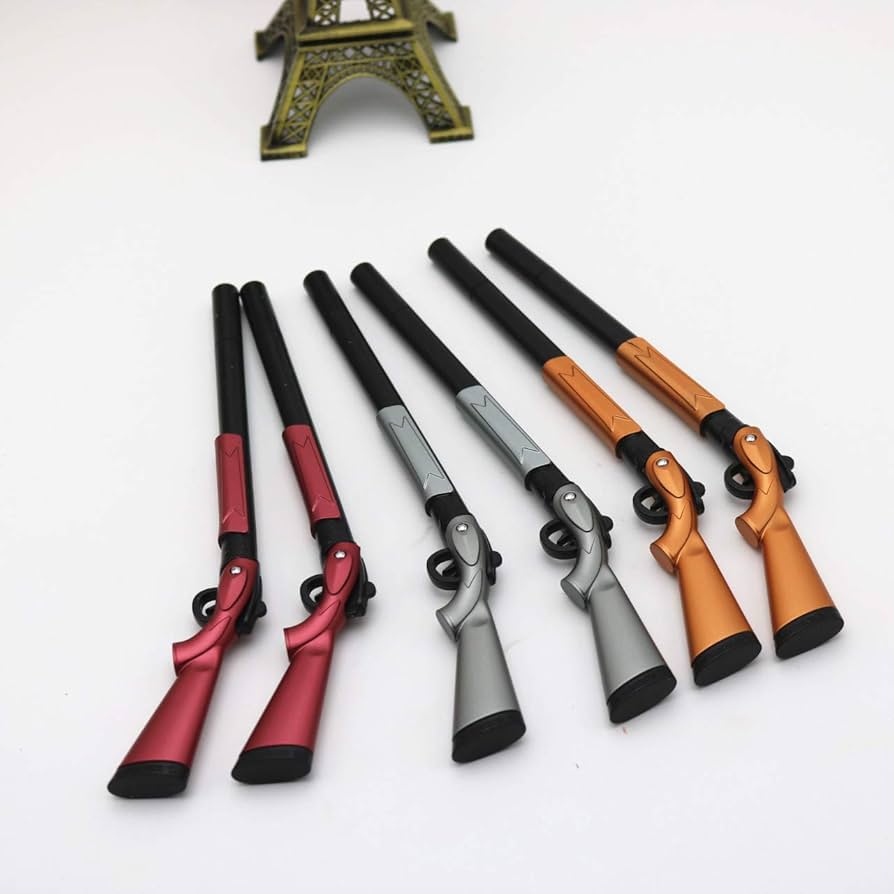 銃型のボールペン Amazon | DCMA 文房具 立体3 D リアルライフルボールペン 0.38