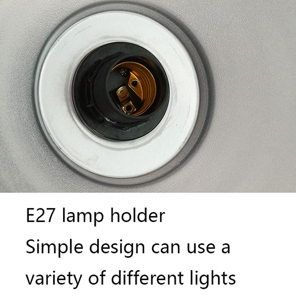 prosta lampa przemysłowa w stylu retro pojedynczy klosz żyrandol skandynawskie biuro restauracja lampa wisząca kolorowa osłona high bay light e27 pojedyncza głowica, lampa wisząca ciepłe życie