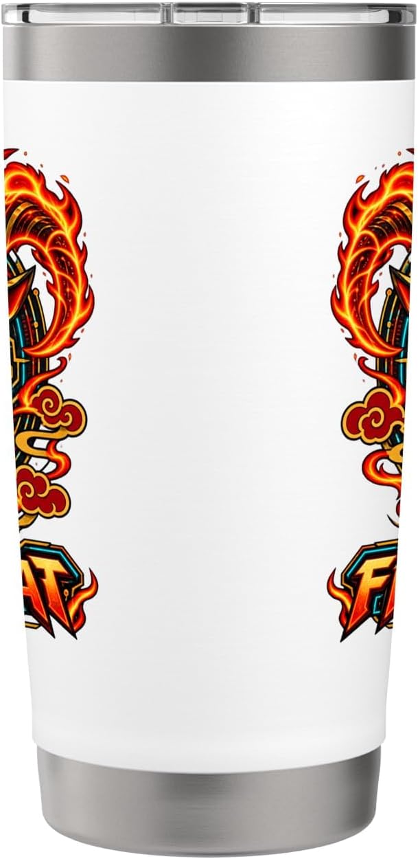 Fire Goat 2027 Chinese Zodiac Ram Lunar New Year Stainless Steel Insulated Tumbler image 2