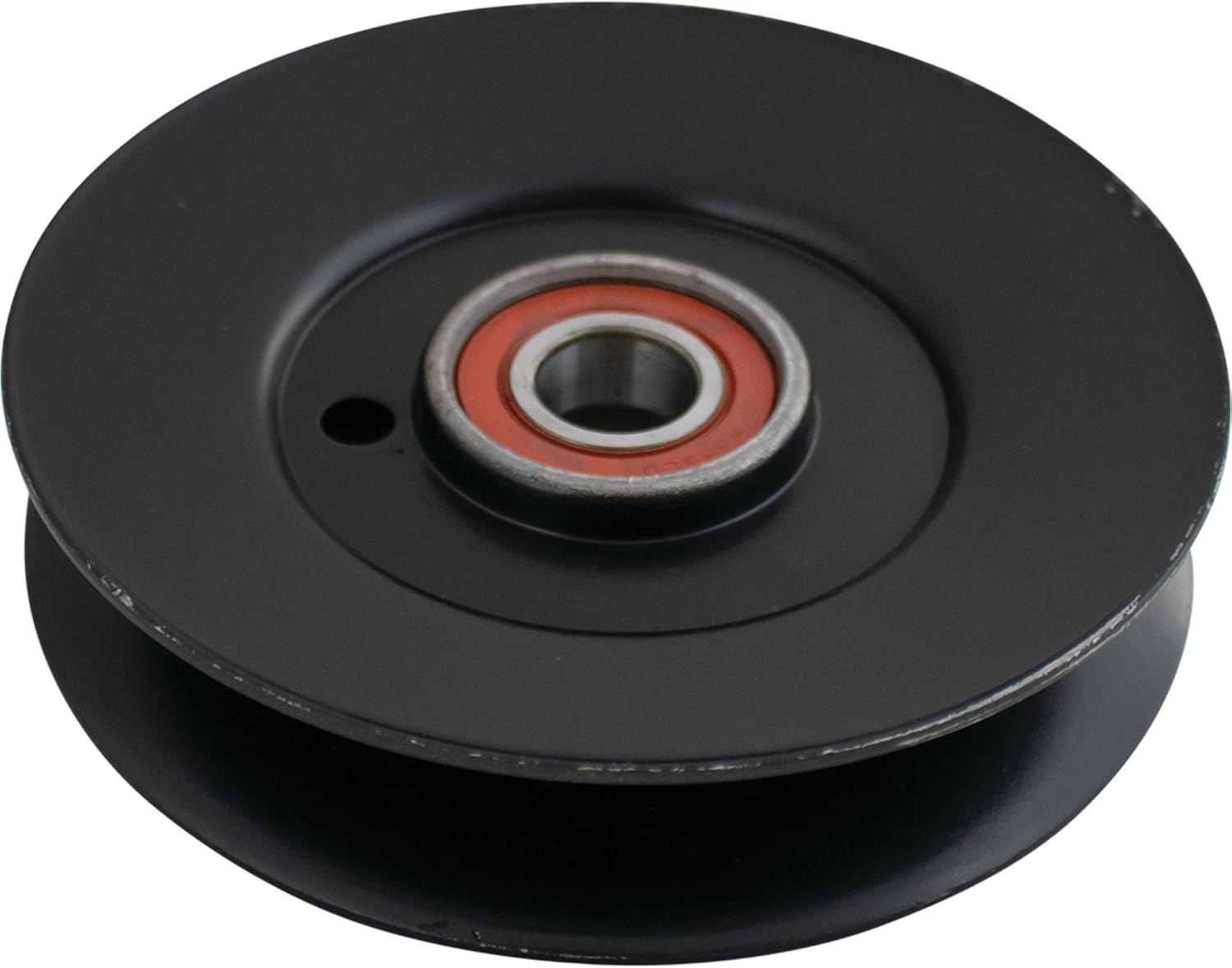 Rareelectrical Deck Drive V-Idler Pulley Compatible With Exmark Lazer Z Toro Z-Master 1-603805 603805 99-4638 Turf Ranger Tr-18 Tr-20 Vantage S X Series 5 Inch Double Sealed Bearing Belt Idler 902Cc